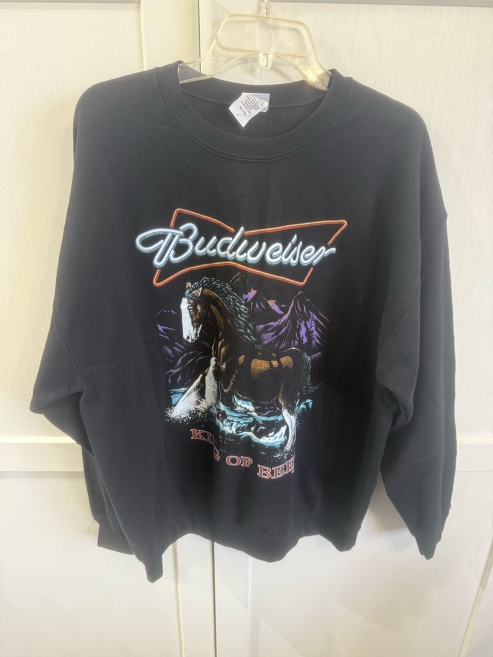 Junk Food Clothing Black Graphic Tee with Retro Script